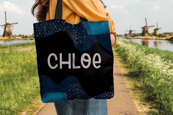 Sac bandoulière - Sac de plage - Shopper Chloe - Pastel - Fille - 40x40 cm - Sac coton