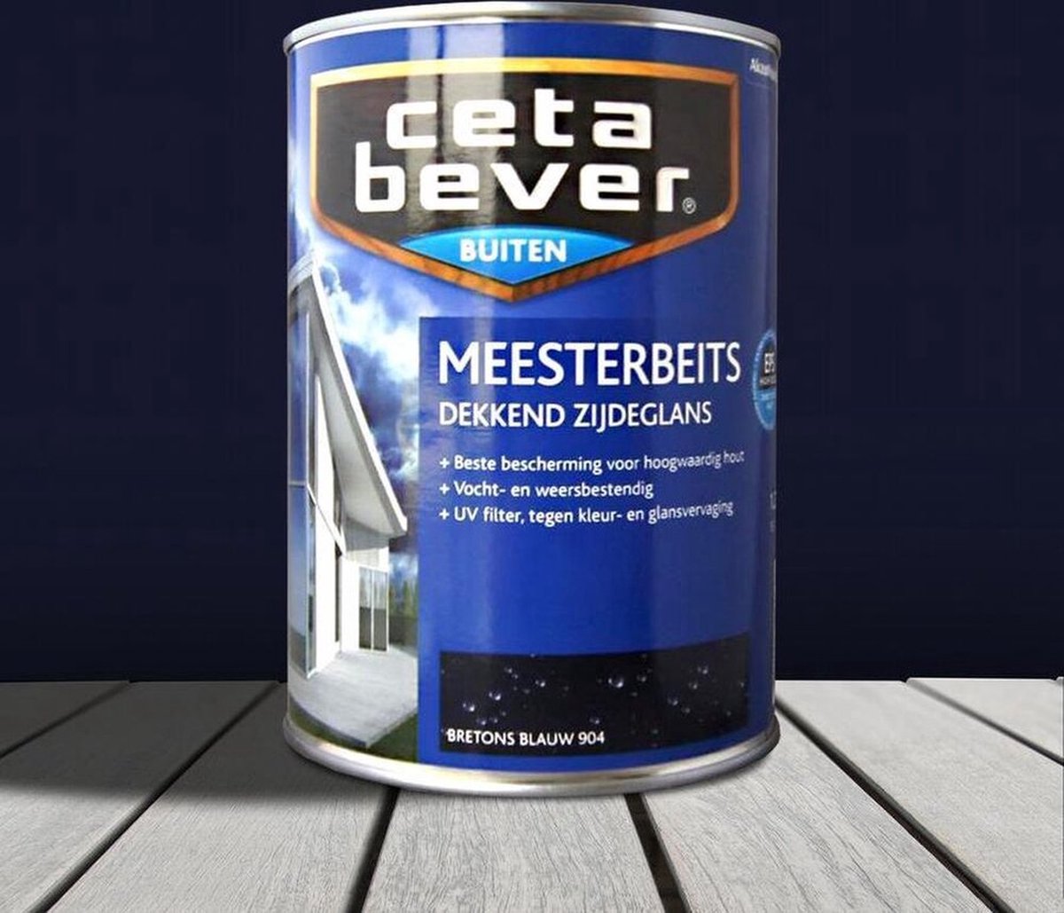 Dwars zitten Geld rubber Albany CetaBever Dekkende Meesterbeits 1,25 L 904 Bretons Blauw | bol.com