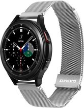 Dux Ducis Milanese Staal Universeel Horloge Bandje / Smartwatch Bandje 20MM Zilver