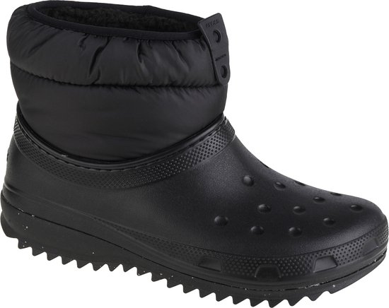 Foto: Crocs classic neo puff shorty boot 207311 001 vrouwen zwart sneeuw laarzen maat 36 37