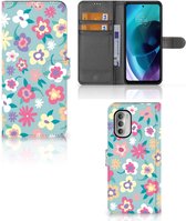 Protection Housse Motorola Moto G51 5G Portefeuille Flower Power