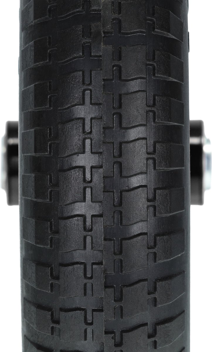 Relaxdays kruiwagenwiel 3.00-8, rubberen band, stalen velg, anti lek, 80 kg, reservewiel kruiwagen, zwart/rood
