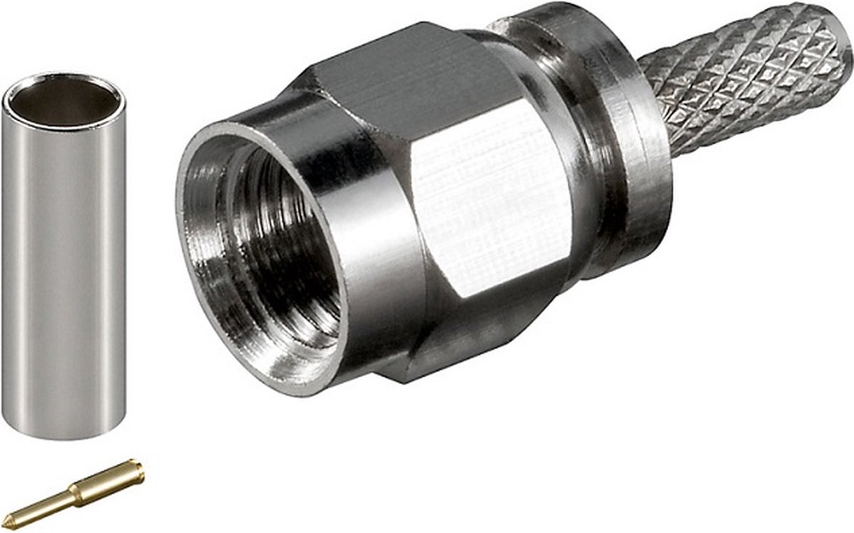SMA (m) krimp connector - RG-58