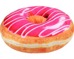 Pelagisch verkouden worden Duplicaat Donut kussen roze 40 cm | bol.com