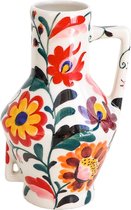 Retourner à l'expéditeur - Vase peint à la main - Fleurs colorées