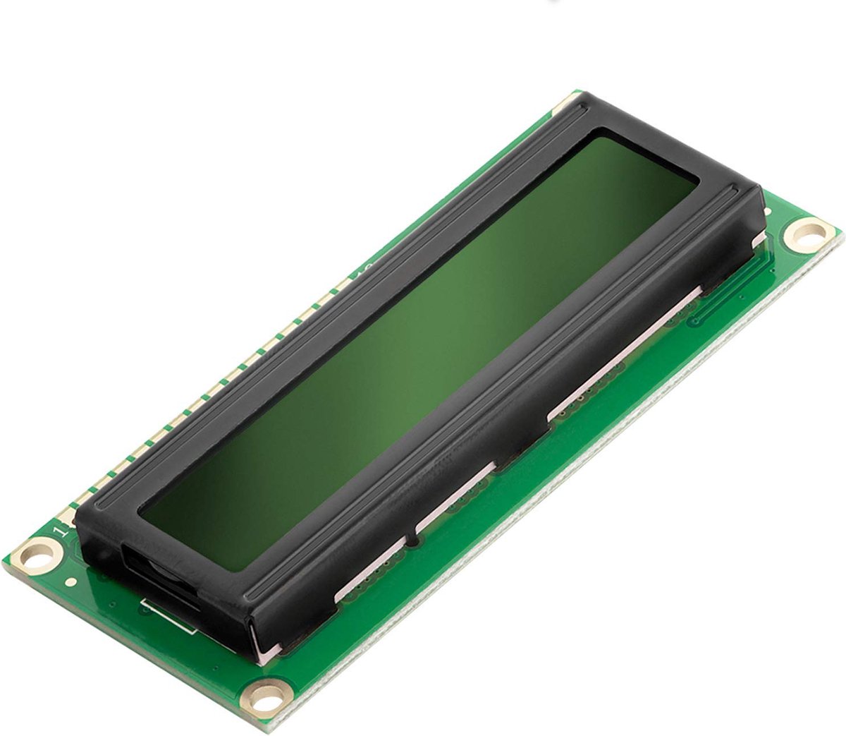 AZDelivery HD44780 1602 LCD-Module Weergave 2x16 Tekens compatibel met Arduino Inclusief E-Book!