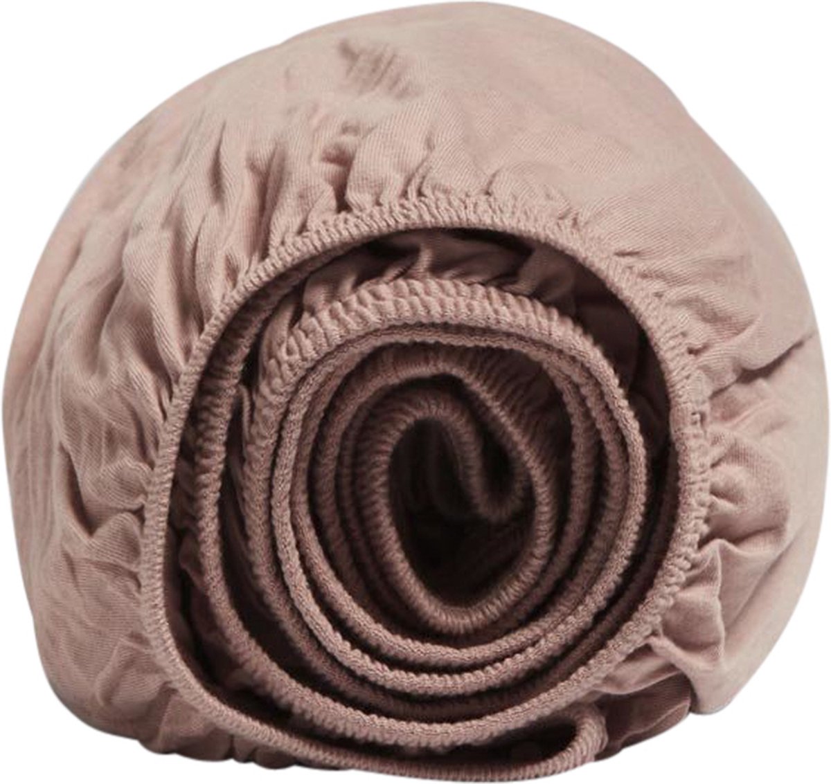 Yumeko hoeslaken jersey vintage roze 160x200x30 - Bio, eco & fairtrade