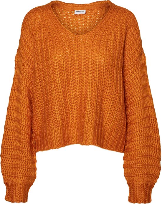 Noisy May Cardigan Donna Nmcharlie L/S Scollo A V: Maglia Lunga, Abbottonatura, Colore Noos