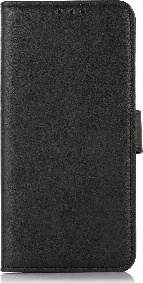 Mobigear Telefoonhoesje geschikt voor Apple iPhone 14 Pro Max Hoesje | Mobigear Wallet Bookcase Portemonnee | Pasjeshouder voor 3 Pasjes | Telefoonhoesje voor Pinpas / OV Kaart / Rijbewijs - Zwart
