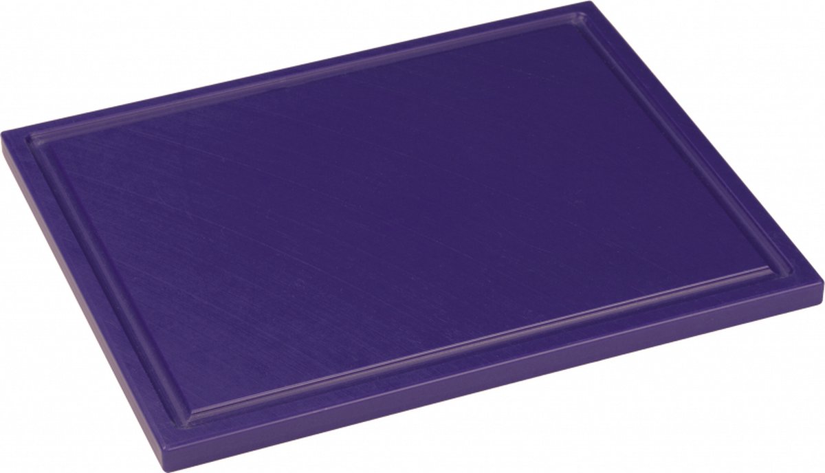 Interlux Snijplaat met sapgoot - 530x325x15mm - Paars