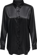 ONLY ONLVICTORIA LS LOOSE SATIN SHIRT NOOSWVN Dames Blouse - Maat XS