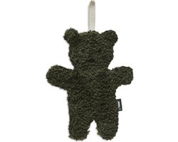foto van Jollein - Speendoekje Teddy Bear (Leaf Green) - Speenknuffel, Speendoekje Baby, Speendoek - 100% Polyester