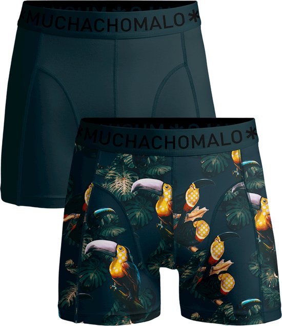 Muchachomalo Heren Boxershorts - 2 Pack - Maat L - Mannen Onderbroeken