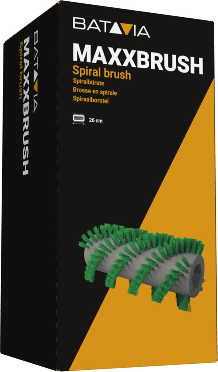 Batavia Maxxbrush groene nylon spiraalborstel - Geschikt voor groeven in uw terras, hout en natuursteen - Maakt geen beschadigingen - Lange levensduur - Maxxbrush® van Merkloos	 — afbeelding 5