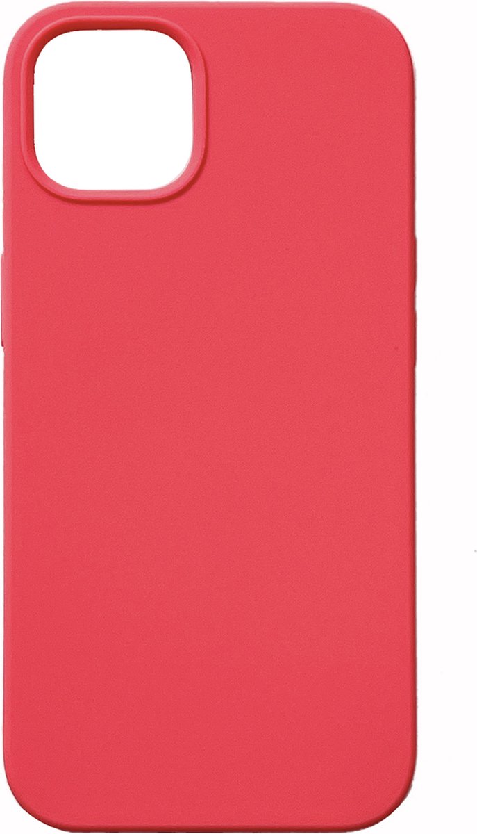 Casemania Hoesje Geschikt voor Apple iPhone 13 Pro - Rood - Liquid Siliconen Back Cover