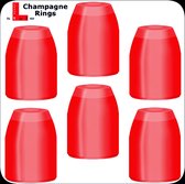 L Style Champagne Rings - Rood