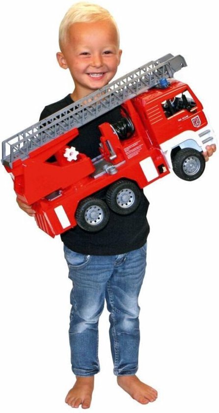 Bruder MAN Brandweerwagen met Draailadder - Speelgoedvoertuig - Bruder