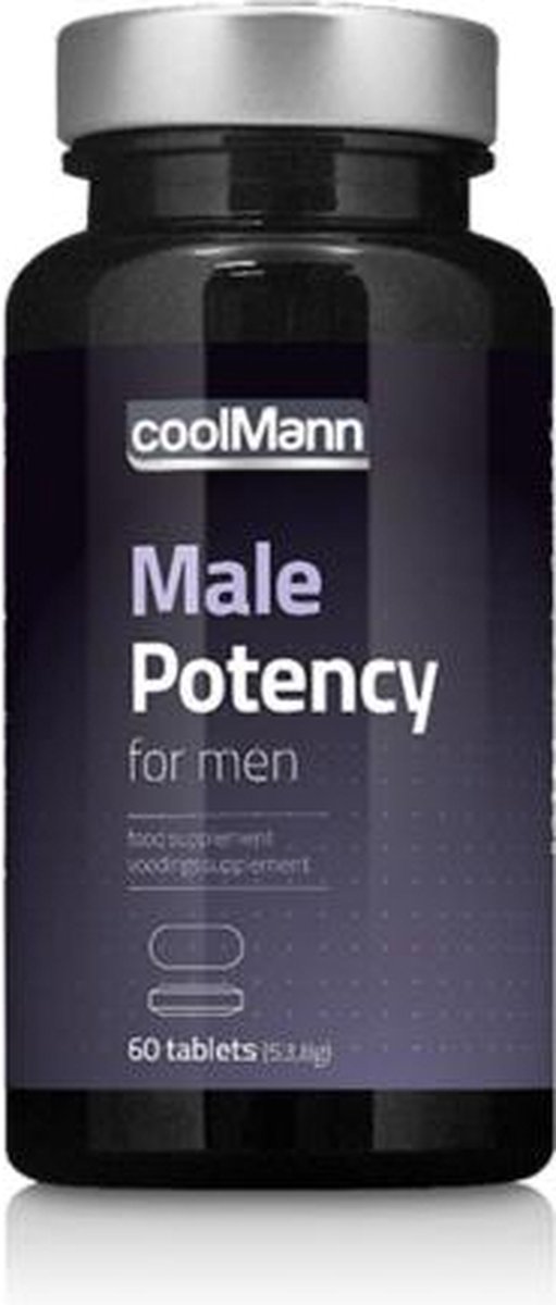 CoolMann - Male Potency Potentie Pillen - 60 stuks - Uitstellen klaarkomen - Penis Enlargers - Erectiemiddel - Libido Verhogend - Erotische - Man - Vrouw - Heren - Dames