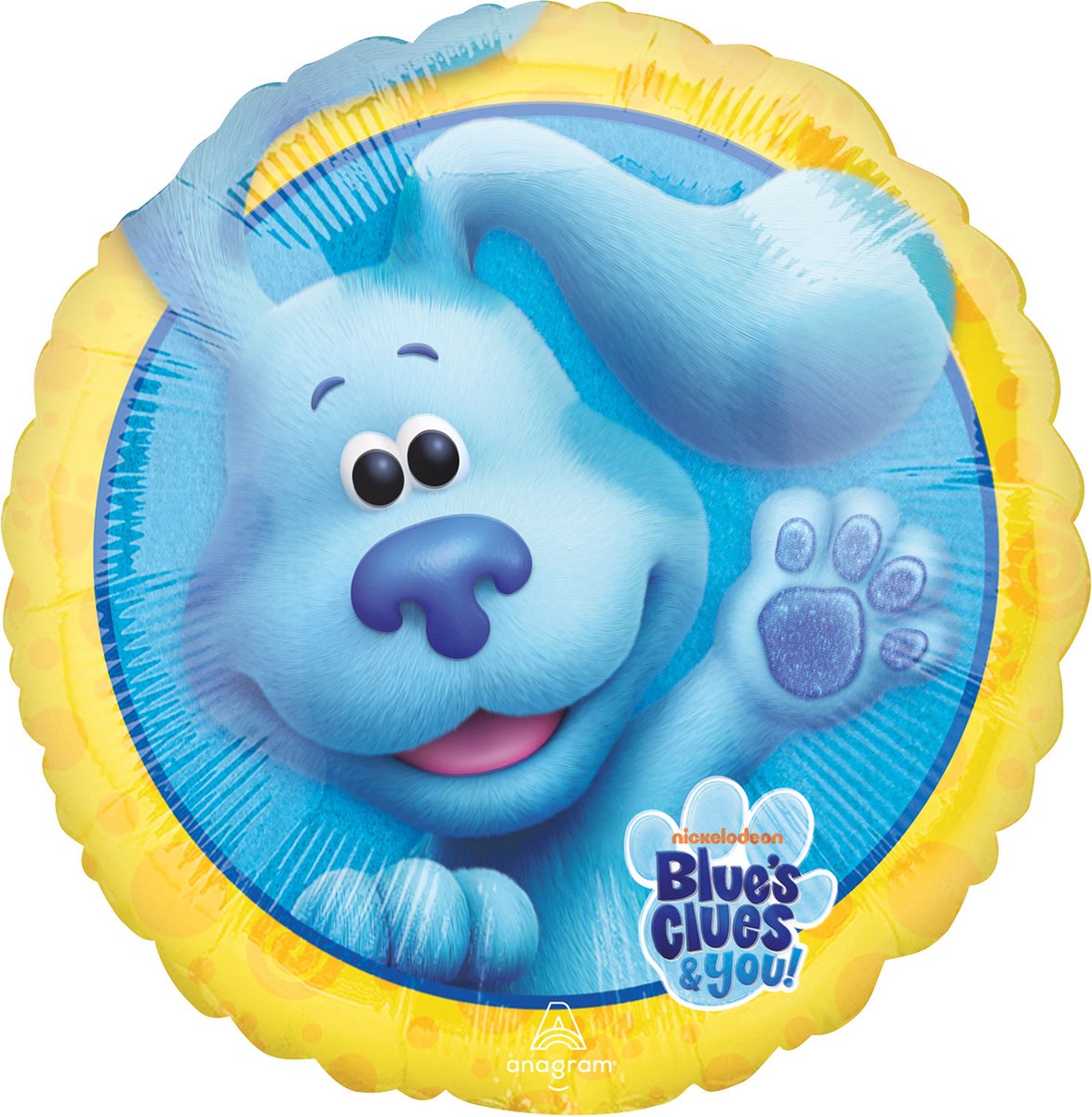 Amscan - Blue's Clues - Folie ballon - Foilballon - 43cm - Leeg - 1 Stuks.