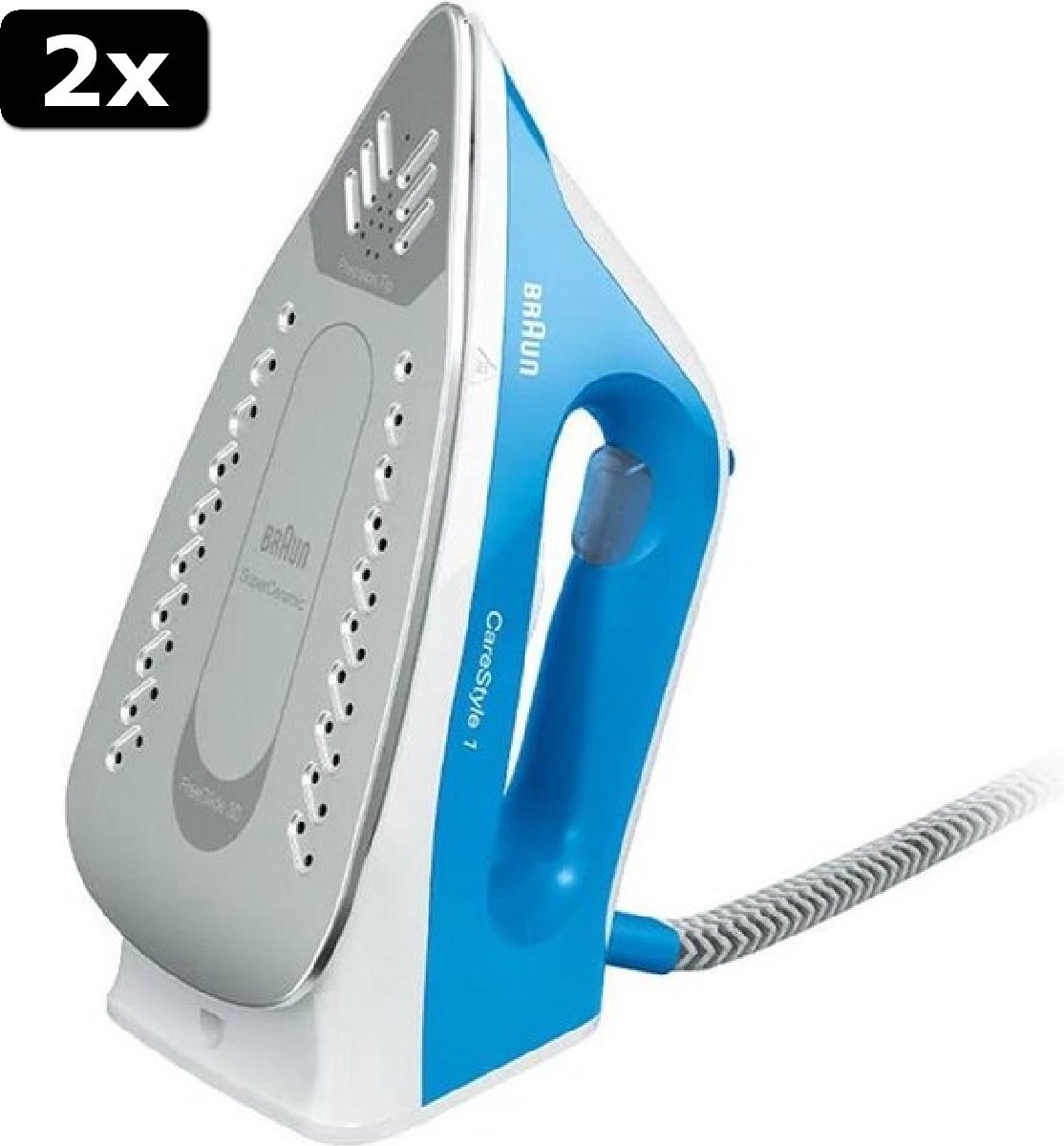 2x Braun CareStyle 1 - IS 1012 BL - Stoomgenerator - Blauw | bol.com