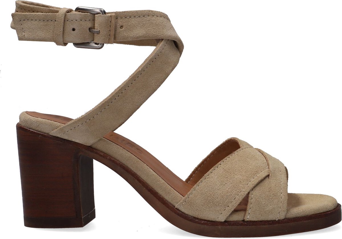 Shabbies 163020096 Sandalen - Dames - Camel - Maat 37 | bol.com