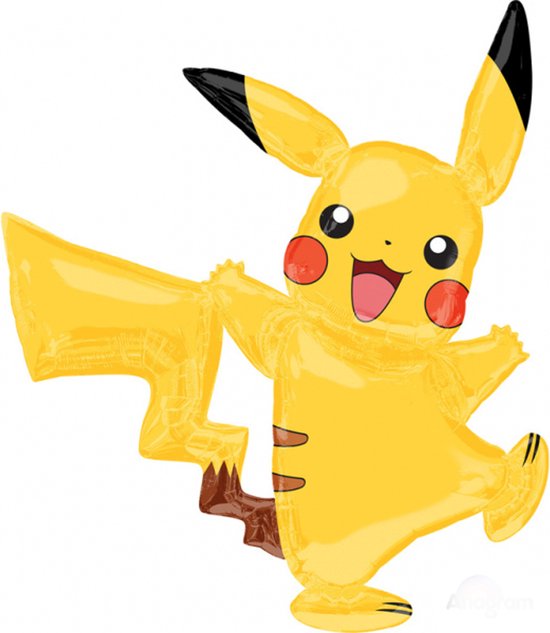 AMSCAN - Aluminium Pokemon Pikachu ballon