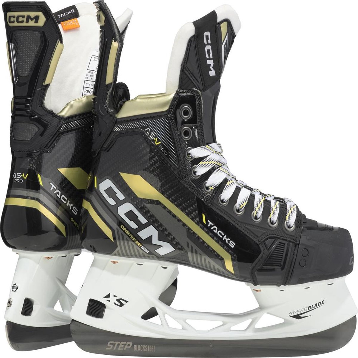 CCM – Tacks AS-V Pro – IJshockeyschaatsen – Schaatsen Heren – Volwassenen – Zwart – One-Piece Boot Power & Maximale Controle – Regular Fit – Maat EU 45.5 CCM – Tacks AS-V Pro – IJshockeyschaatsen – Schaatsen Heren – Volwassenen – Zwart – One-Piece Boot Power & Maximale Controle – Regular Fit – Maat EU 45.5