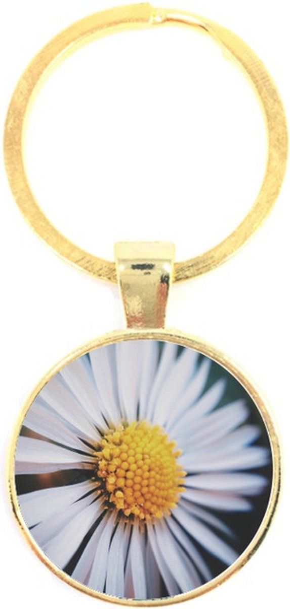 Sleutelhanger Glas - Bloem