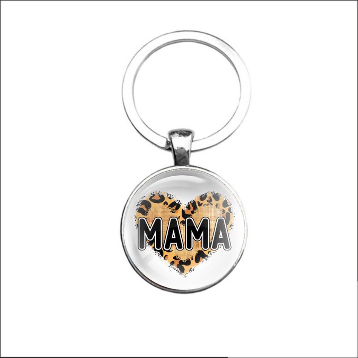 Sleutelhanger Glas - Mama