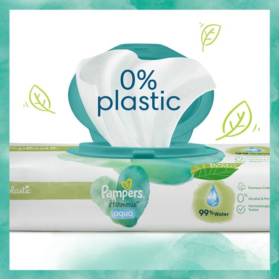 Pampers Harmonie Aqua Billendoekjes - 720 doekjes