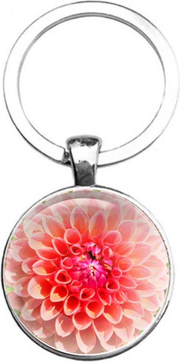 Sleutelhanger Glas - Bloem