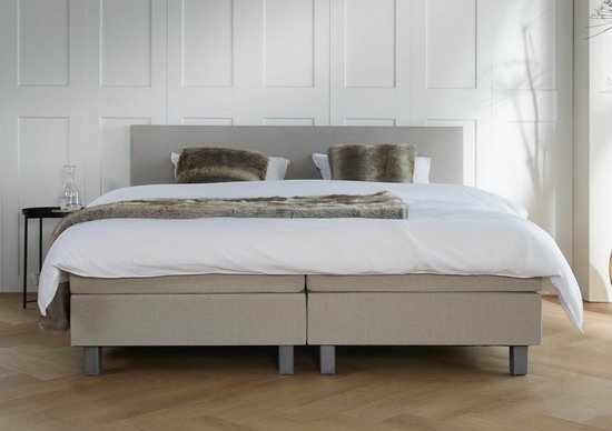 Boxspring Venetië - 180x200 - Beige - met gratis topper!