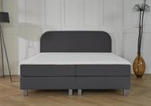 Boxspring Athene - 180x200 - Antraciet - met gratis topper!