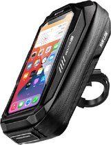Support de téléphone de vélo étanche LuxeBass Premium | Téléphone de support de vélo | Résistant à l'eau et avec compartiment de rangement - LB599