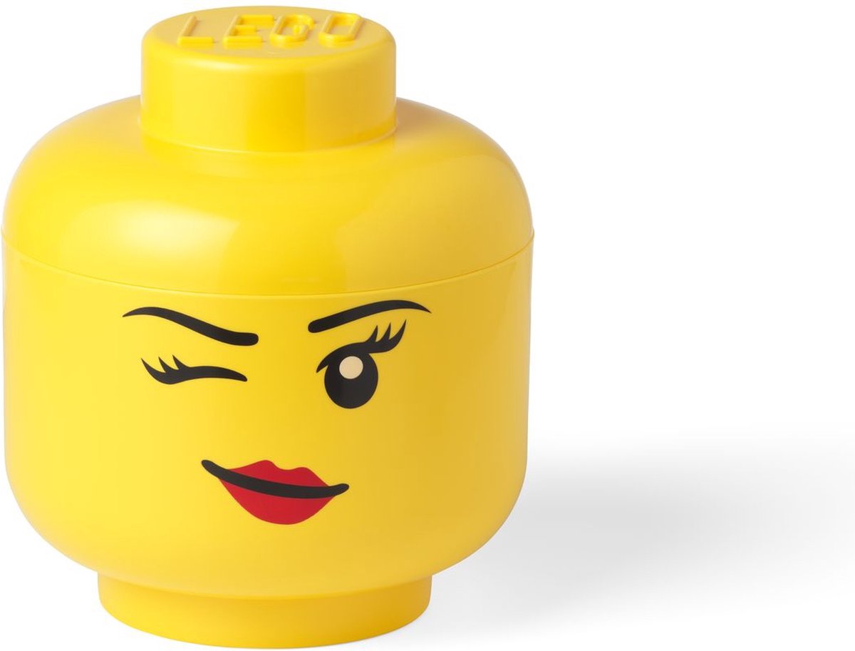 LEGO Girl Opbergbox - Kunststof - Geel