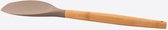 Point-Virgule silicone pannenlikker met bamboe handvat taupe 31.8cm