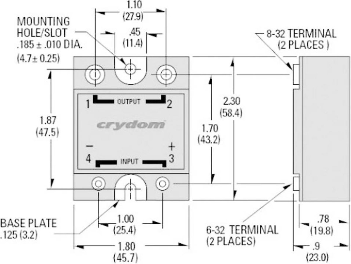 84137870N CROUZET - Relé: semiconductor | Uguía: 4÷32VDC; 40A; 5÷60VDC
