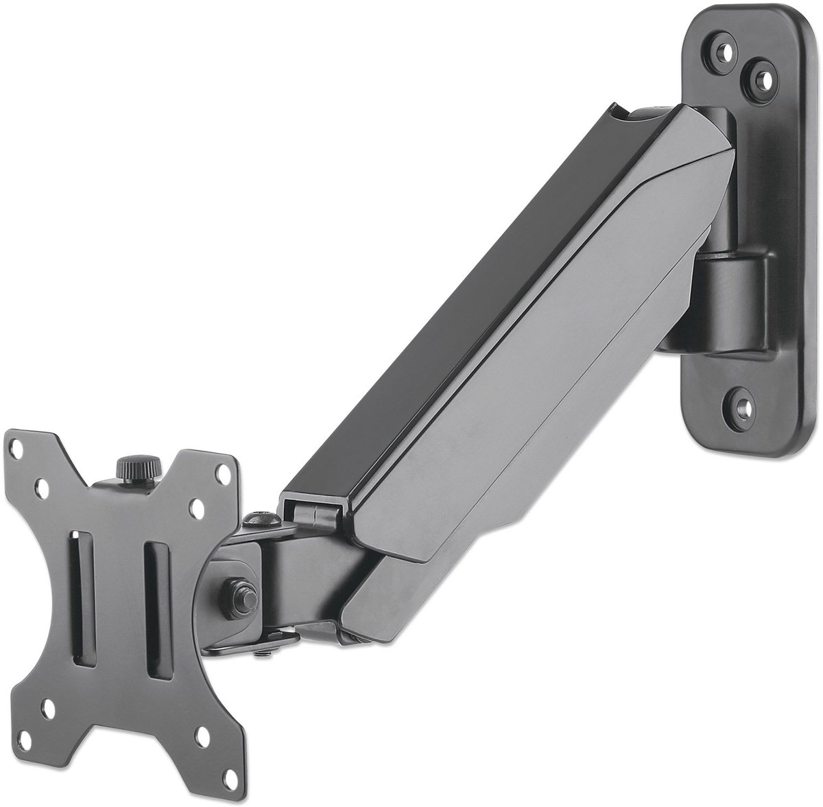 Manhattan 461603 Monitor-wandbeugel – 43,2 cm (17) - 81,3 cm (32) – Zwart – Draaibaar, In hoogte verstelbaar, Kantelbaar