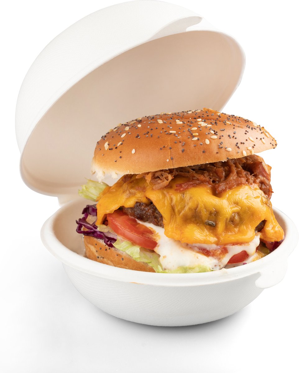 Goedkoopste Hamburgerbox Bagastro Ø 150mm - 20 st/ds.