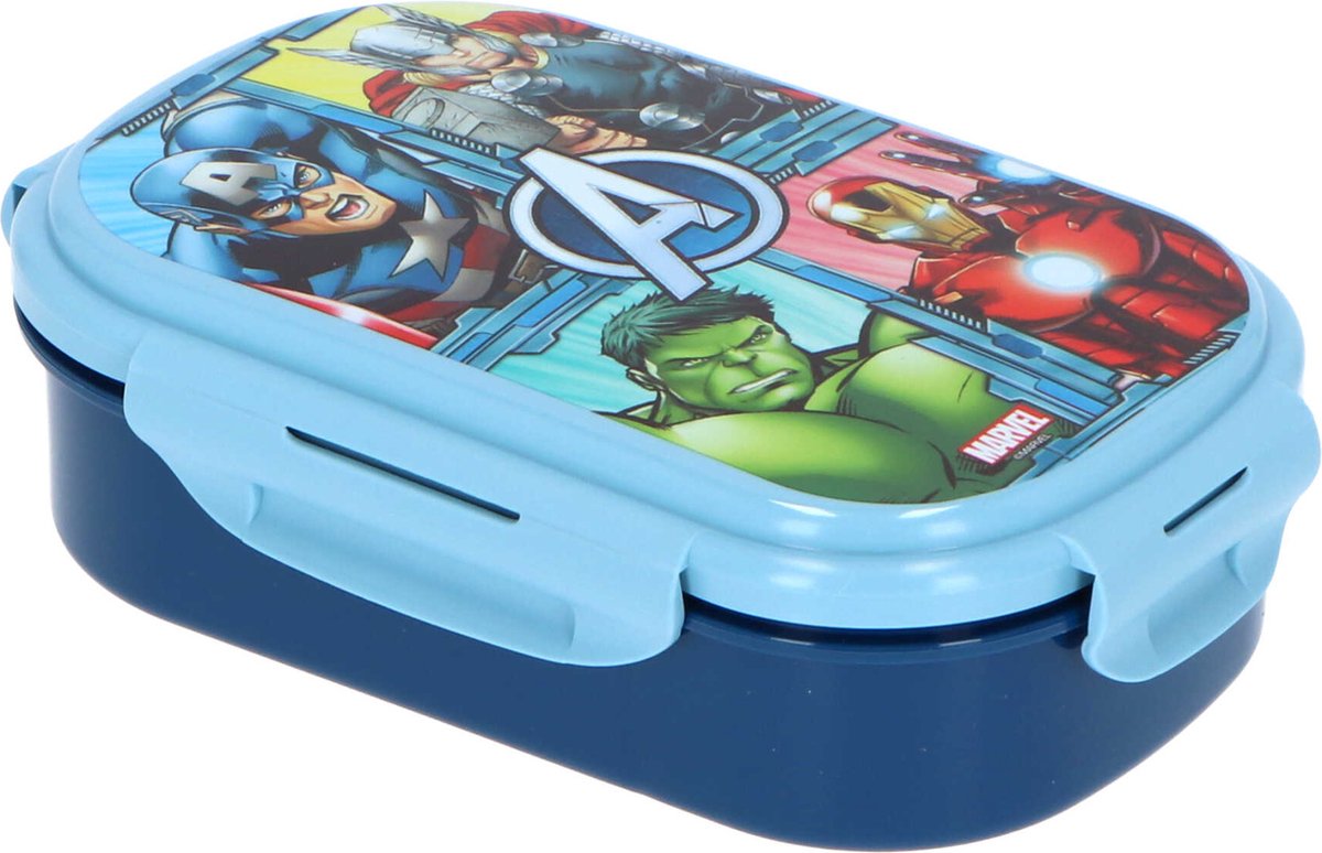 Avengers Lunchbox met bestek Avengers Lunchbox met bestek