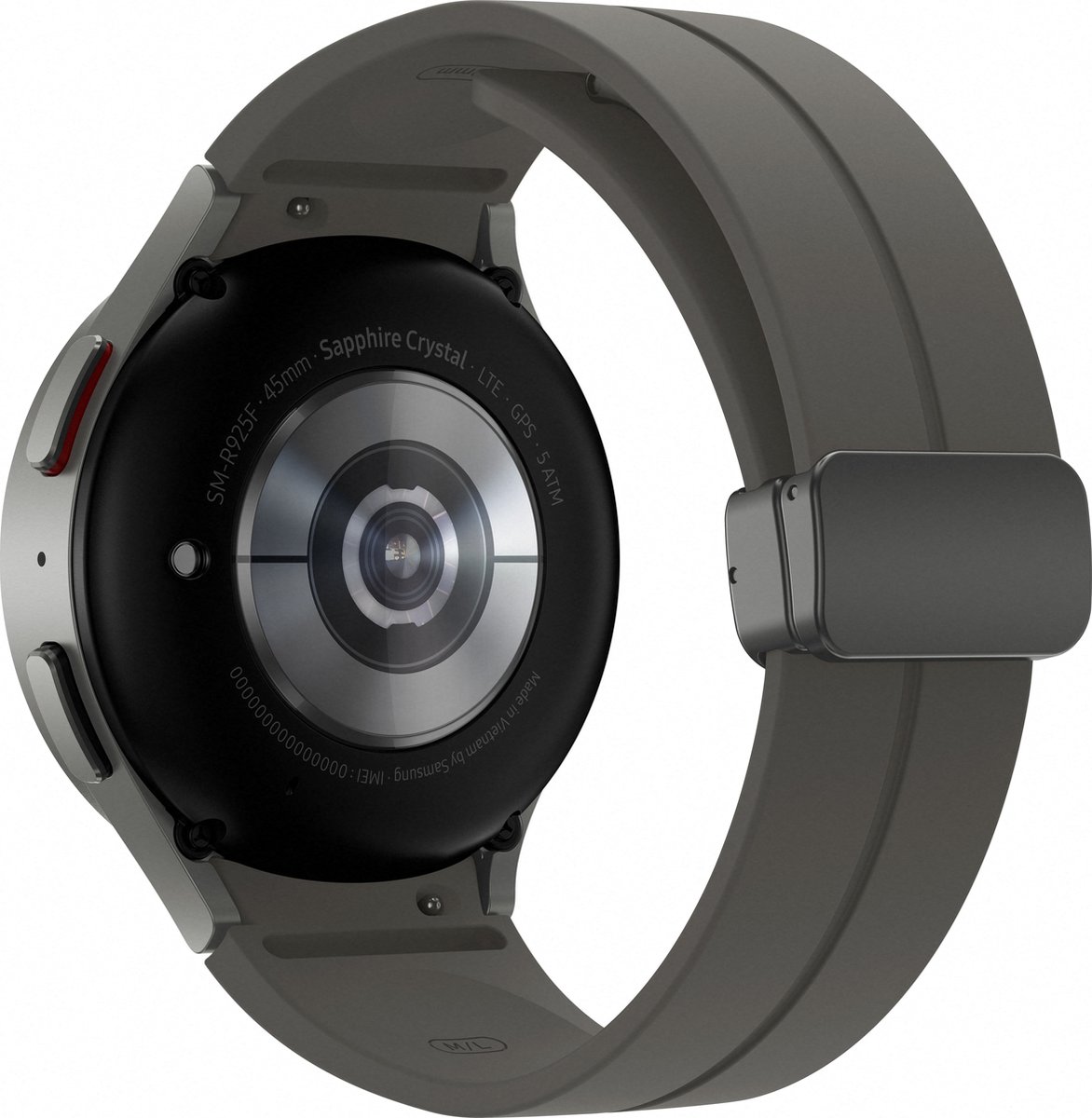 Afbeelding 3 van Samsung Galaxy Watch5 Pro - Smartwatch heren en dames - 45 mm - Titanium