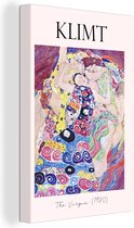 Canvas - Canvas schilderij - Gustav Klimt - The Virgin - Kunst - Kleurrijk - Vrouwen - Canvas schildersdoek - Canvasdoek - Muurdecoratie - 80x120 cm