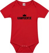 Belgie supporter Kampioentje verkleed baby rompertje rood jongens en meisjes - EK / WK babykleding/outfit 68