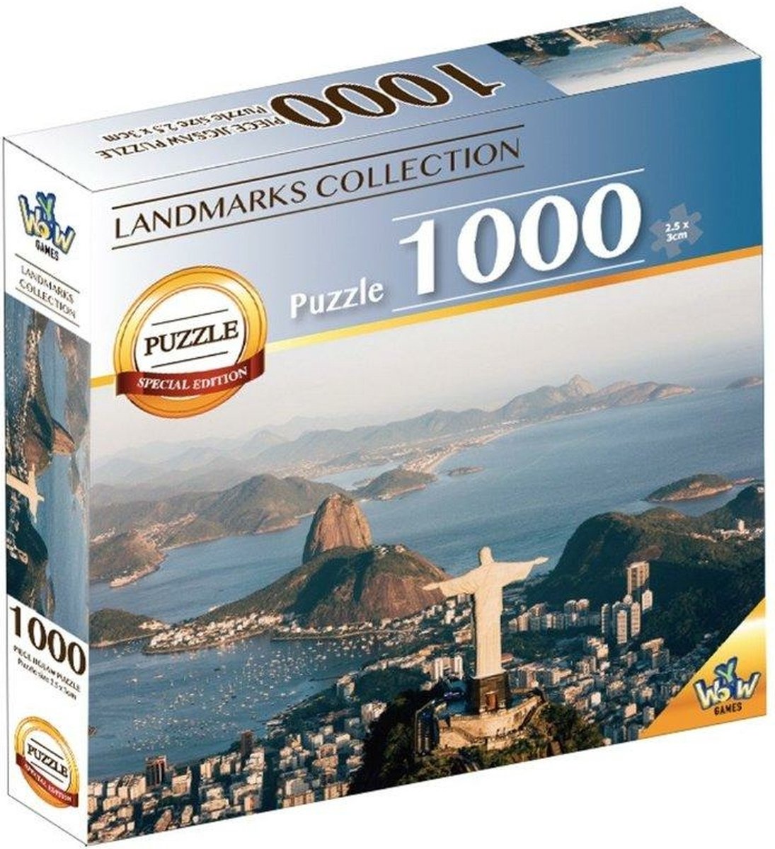 Braet Puzzel 7 world wonders - el cristo salvador 1000st
