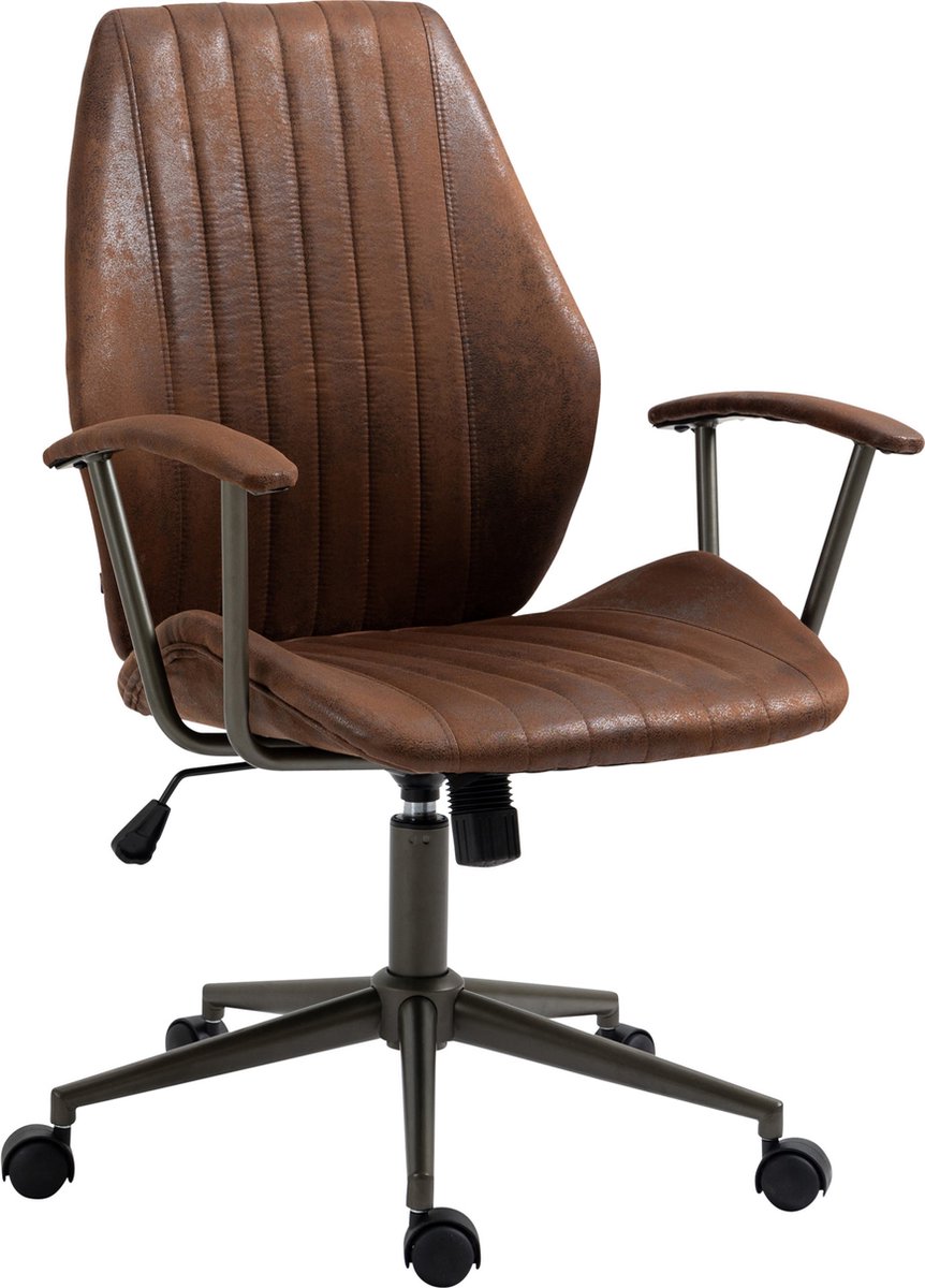 CLP Nampa Bureaustoel - Ergonomisch - Armleuning - cognac - CLP - €143,90