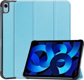 Case2go - Étui pour tablette Apple iPad 10 10.9 (2022) - Étui à trois volets avec fonction Auto/Wake et fermeture magnétique - Blauw clair