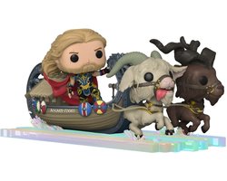 Funko Thor - Thor: Love & Thunder POP! Rides Super Deluxe Thor & Goat Boat 13 cm Verzamelfiguur - Multicolours