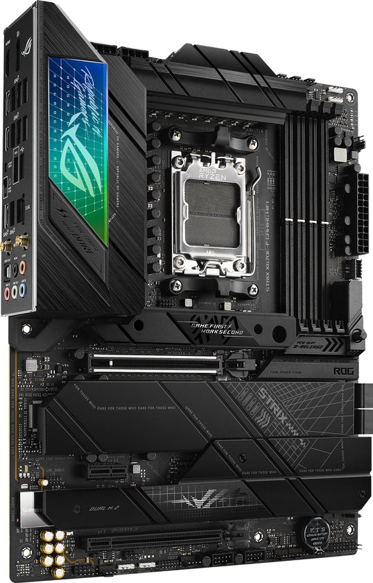Asus ROG STRIX X670E-F GAMING WIFI - Moederbord - ATX - AMD AM5 - DDR5 - WiFi 6E - ASUS