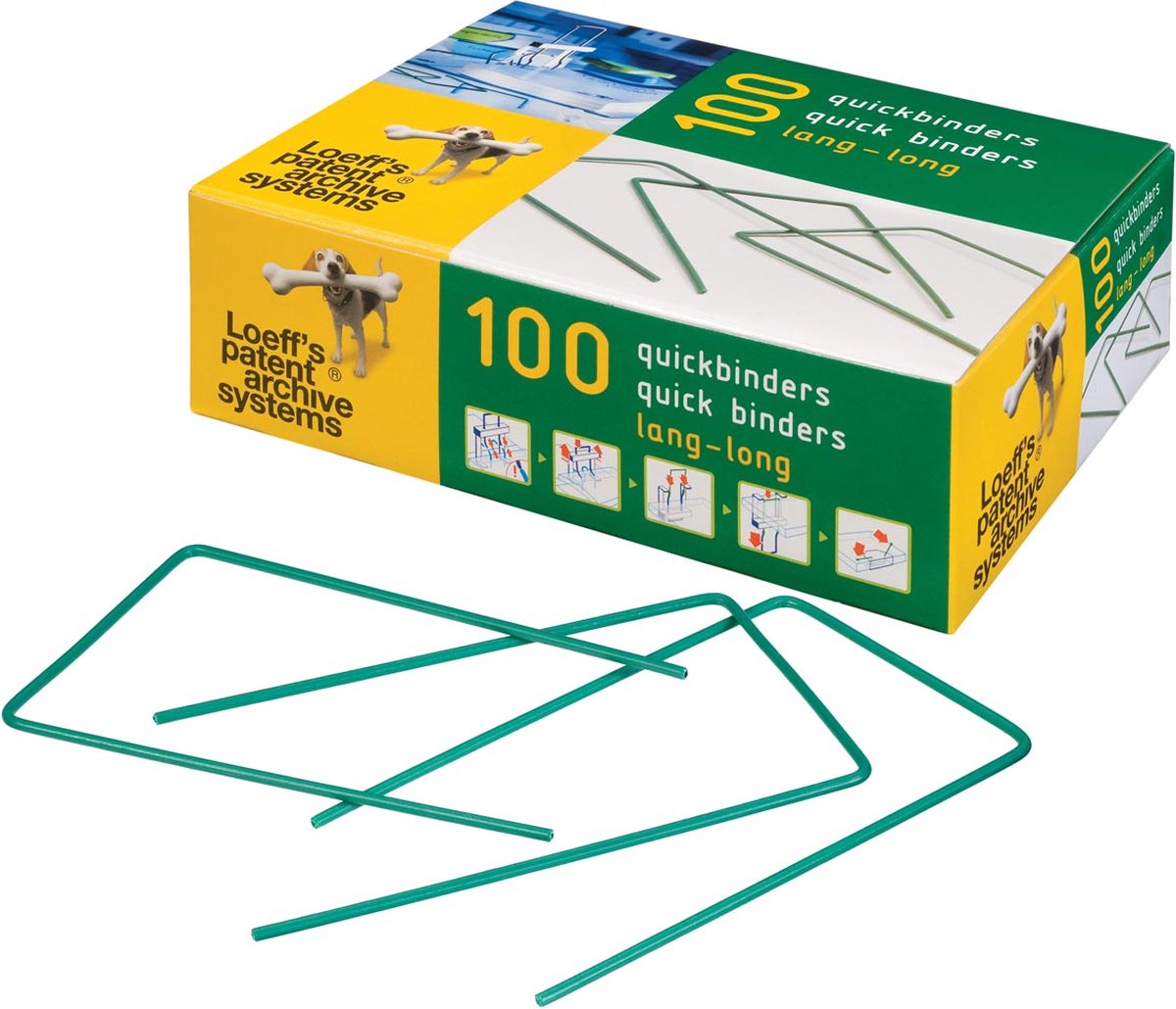 Loeff's quickbinder Lengte 140 mm Doos 100 stuks 30 stuks