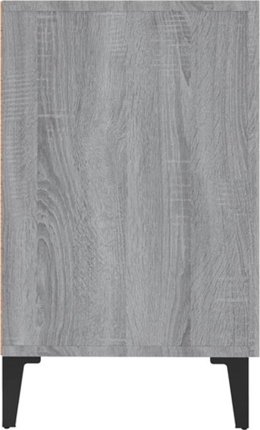 vidaXL Buffet 100 x 36 x 60 cm Bois décoré Chêne Sonoma gris coloré